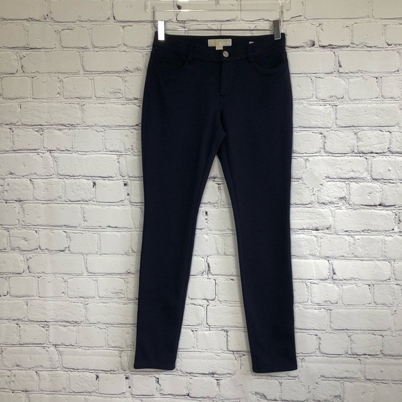 MICHAEL Michael Kors Stretchy Ponte Pants Navy - Picture 7 of 11